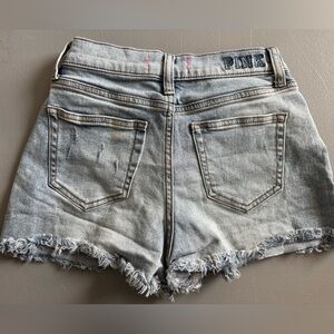 Sm PINK Victoria's Secret Women's Blue Denim Shorts